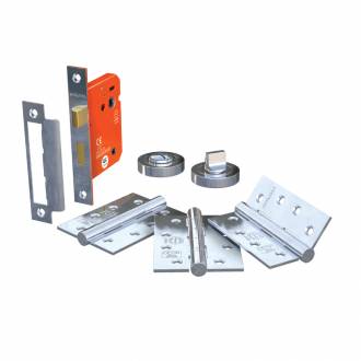 Bathroom Lock and Hinge Pack