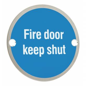 Fire Door Keep Shut Sign