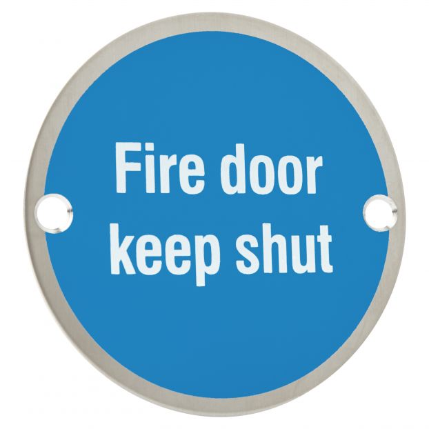 Fire Door Keep Shut Sign