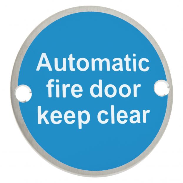 Automatic Fire Door Keep Clear