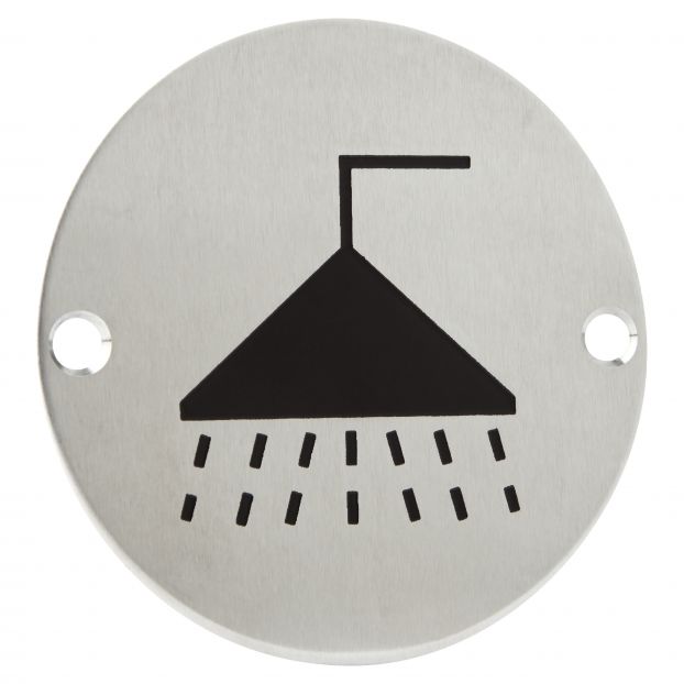 Engraved Shower Sign