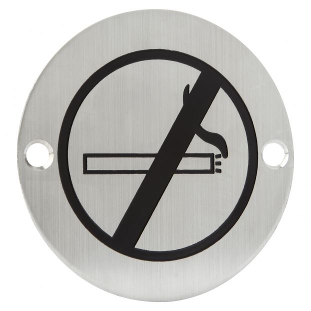 Engraved No Smoking Sign