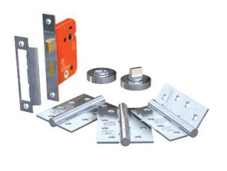 Bathroom Lock and Hinge Pack